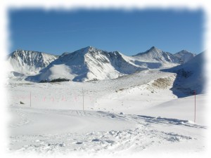 Ten Mile Range from Copper Mountain Ski Resort